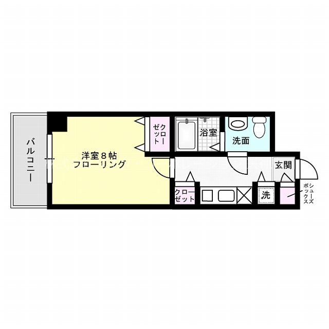 ピュアドームリージェント薬院 間取り