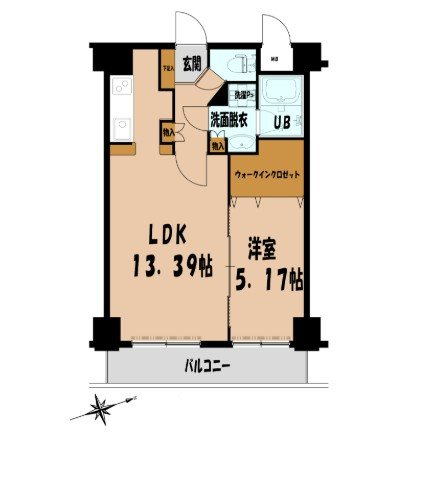 クリエート高宮 間取り