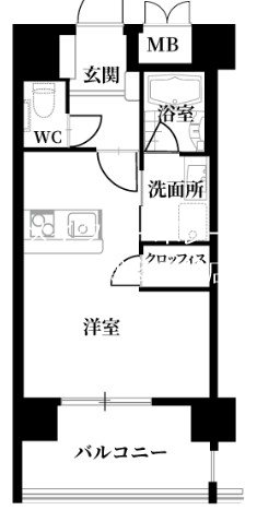 iN　SHAPE港  間取り