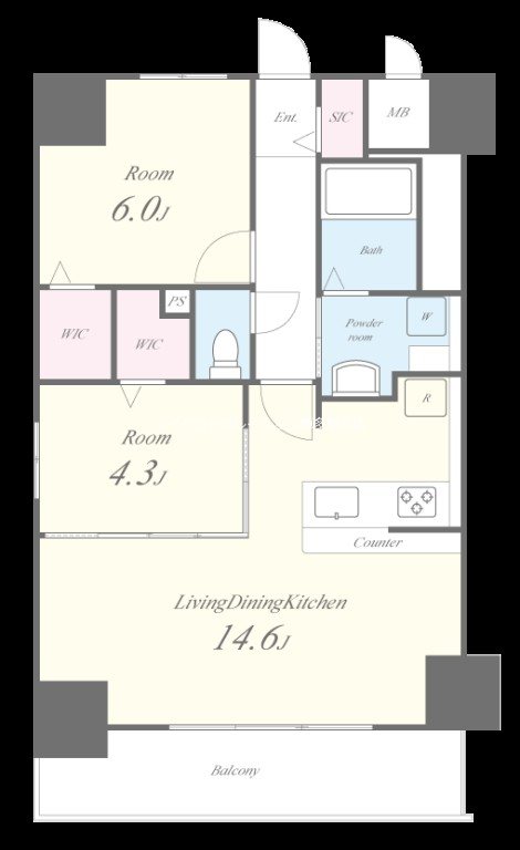 ル・シエール清水 間取り