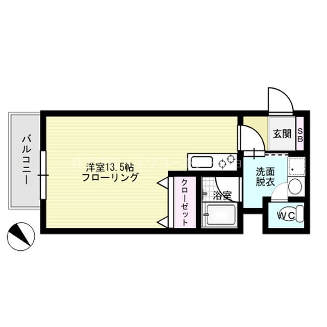 AXIS平尾２番館 間取り