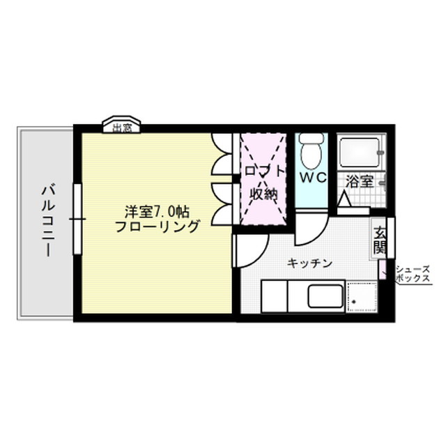 タウンハウス６番館 間取り