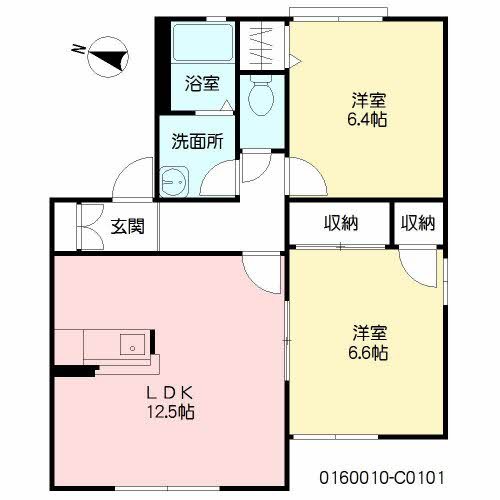 コートヴェール南片江Ⅰ　C棟 間取り