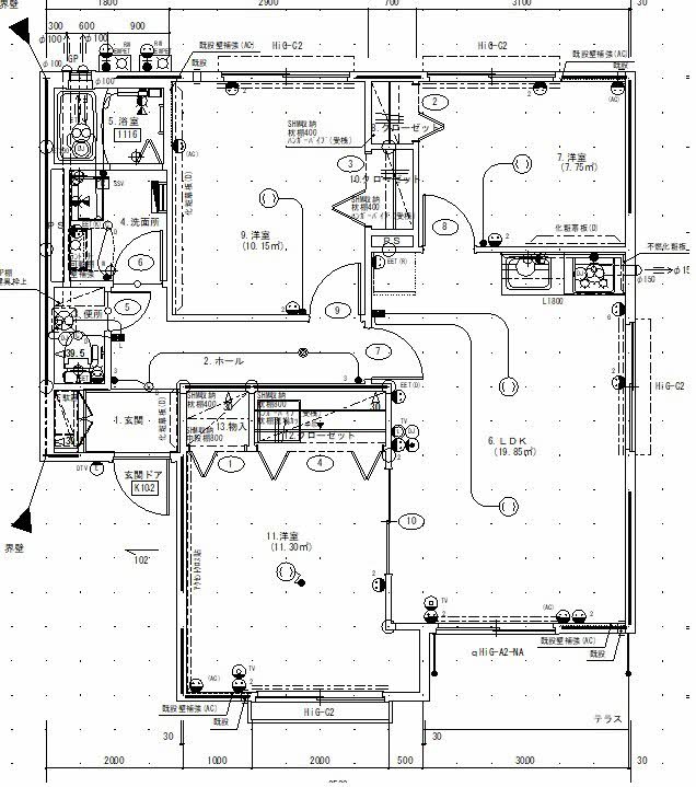 コートヴェール南片江Ⅱ　K棟 間取り