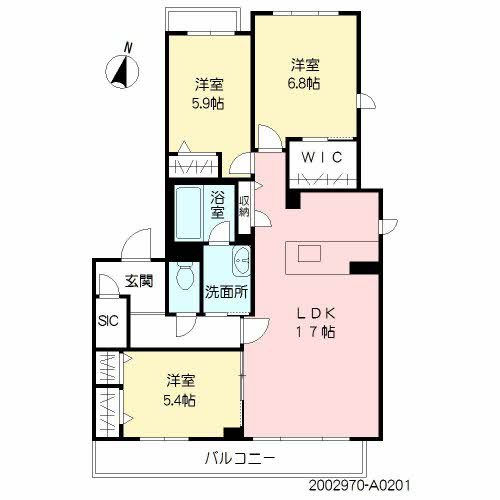 サンルミナスⅢ 間取り