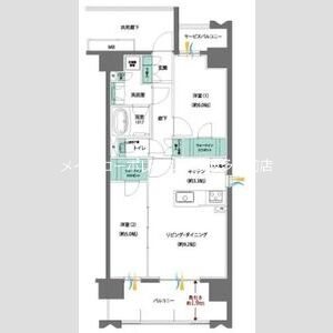 レーベン千代　THE PARK FRONT 間取り