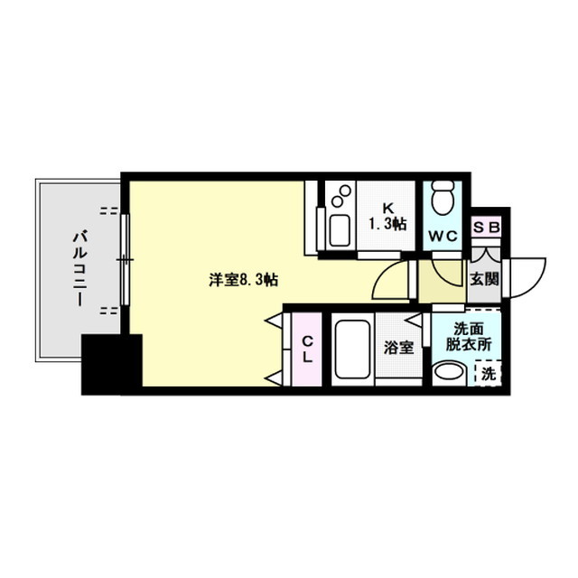 エンクレストＷｉｔｈ天神東 間取り