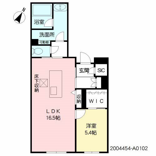 FORENA TERRACE大橋 102号室 間取り