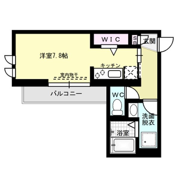 LIBERTY CITY TAKAMIYA 301号室 間取り