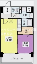 F･STAGE博多  間取り