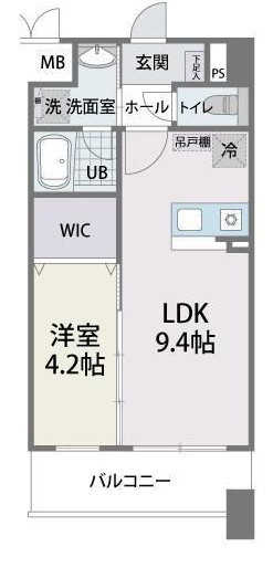 ニューリバー姪浜Ⅱ 間取り