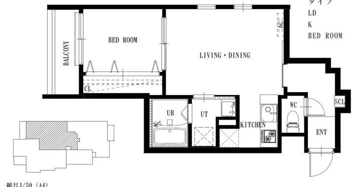 Cherim吉塚Ⅱ 間取り