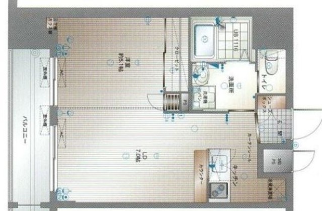 サヴォイマキシマイズ博多ステーション  間取り