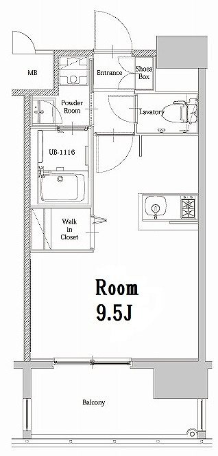 エンクレストベイ天神EAST 間取り
