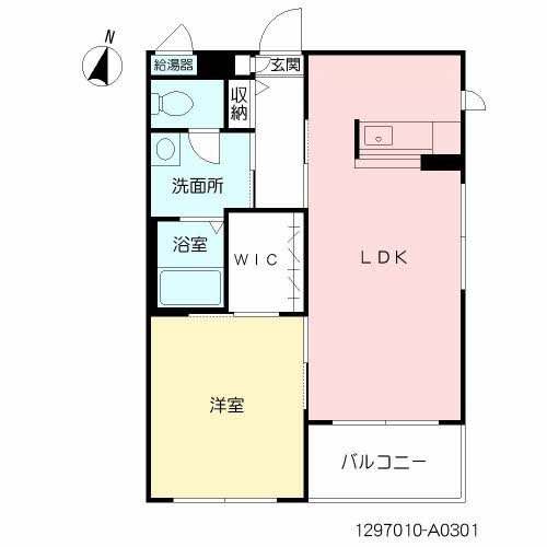 シャーメゾン大橋駅前 301号室 間取り