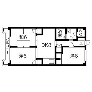 ハイム高宮  間取り