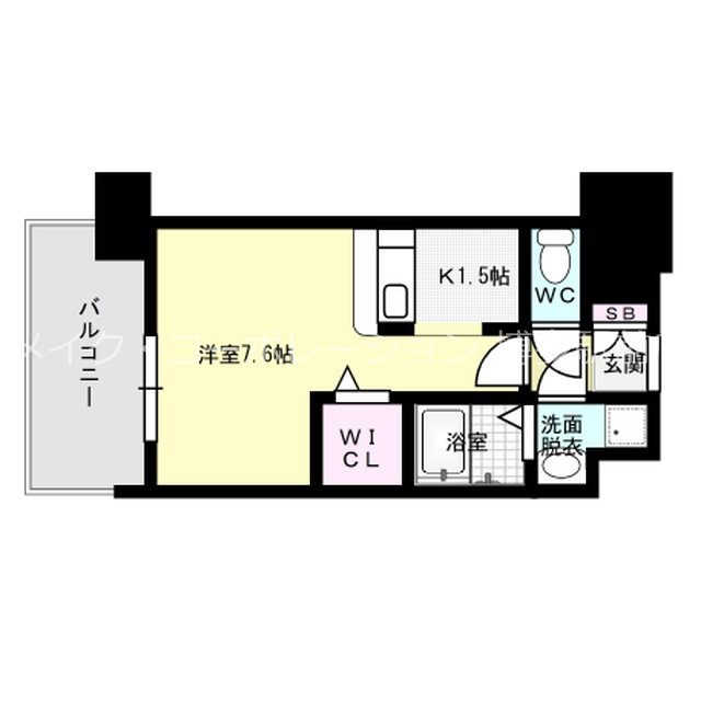 エンクレスト天神LARK 間取り