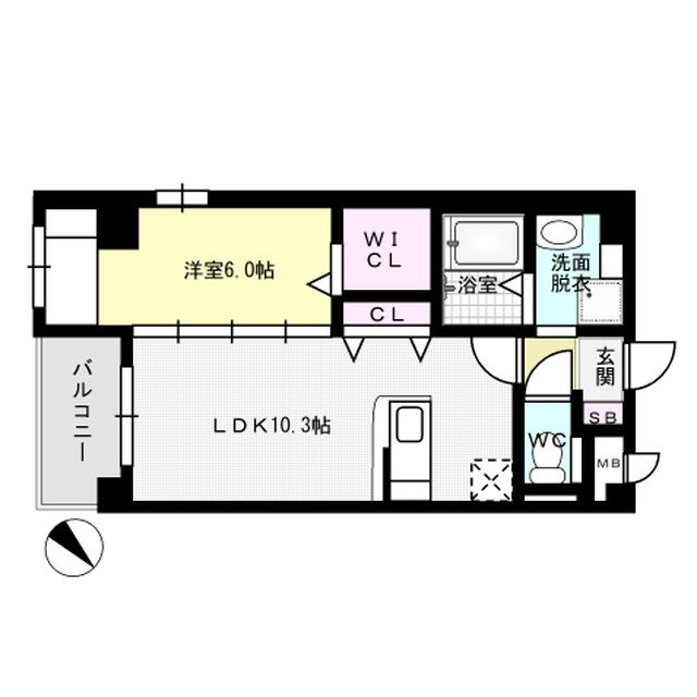 エージュ山王  間取り