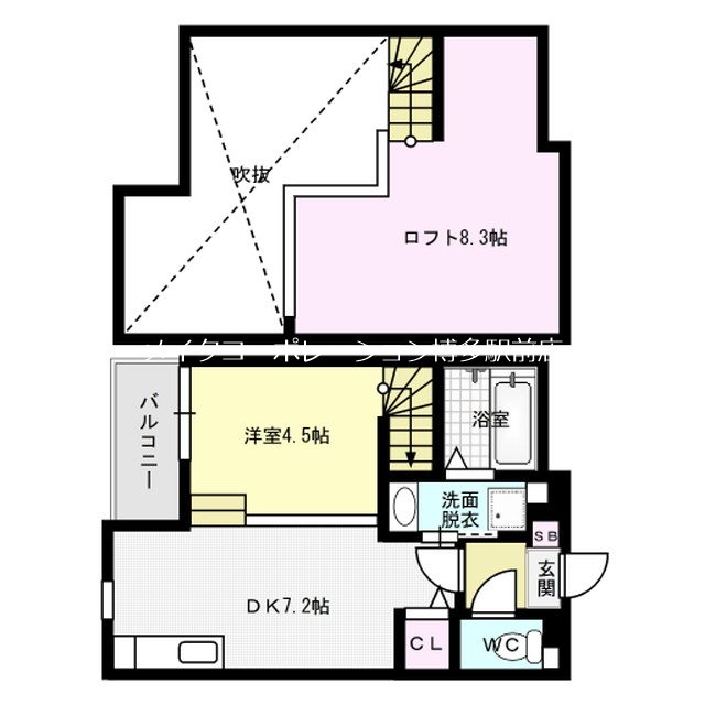 DreamStage空港Meteor 間取り