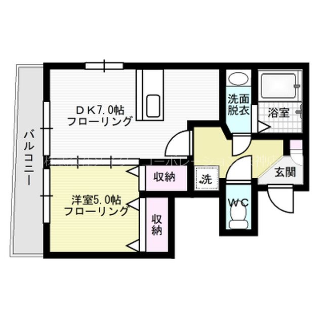 リバティ高砂六番館 間取り