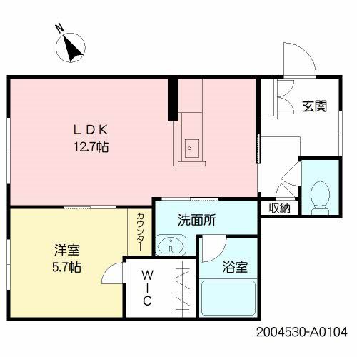 シャーメゾンステージ井尻 104号室 間取り