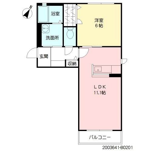 セレーノ・プレイス　B棟～駐車料無料～ 間取り