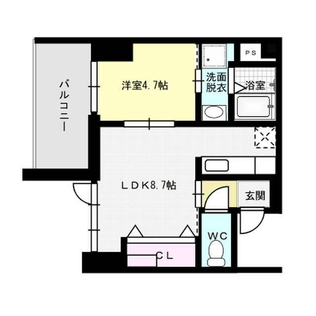 ヴァンドメール唐人 間取り