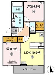 Gentiana scabra 201号室 間取り