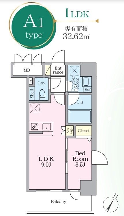 Pavana Jionne寺町通り 間取り