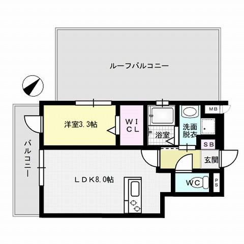 リアンプレミアム室見ステーション  間取り