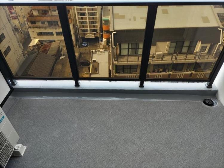 ※入居中の為別部屋写真使用現状優先 ブレス唐人町駅前 ベランダ