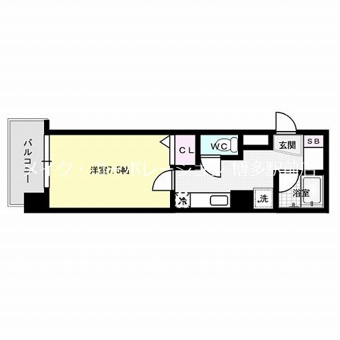 フローラ博多 間取り