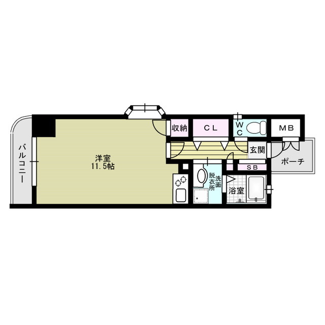 サーパス博多駅前 間取り