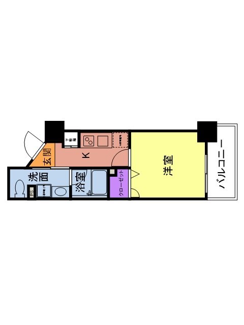 プレスタイル博多SOUTH 間取り