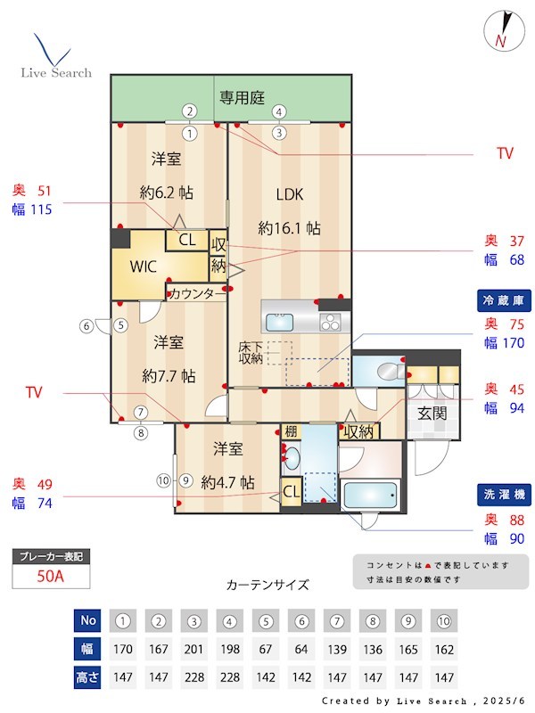 シャーメゾン別府ステラ 間取り