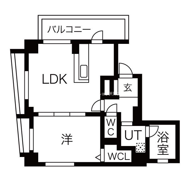 THE　GARDEN大濠 間取り