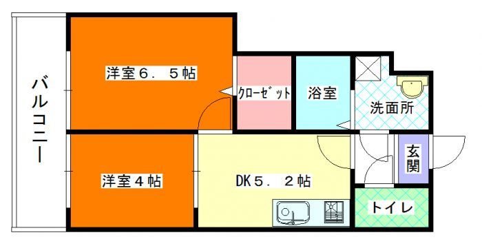 プランドール片江 間取り
