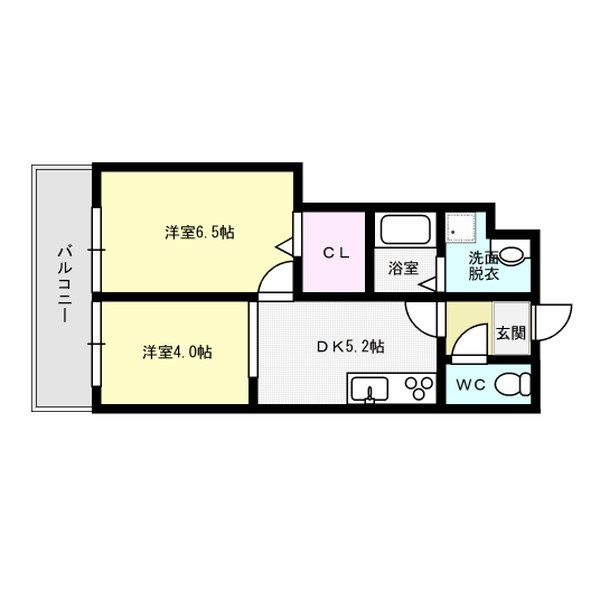 プランドール片江 間取り