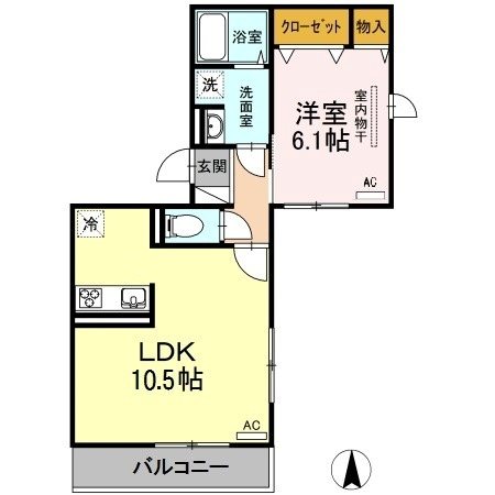 D-room夏目 間取り