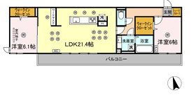 リトルノナチカ 302号室 間取り