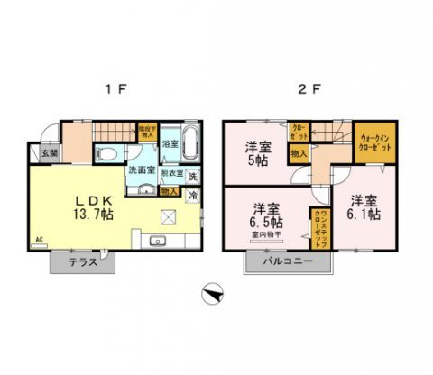 D-roomSAITOA棟 間取り