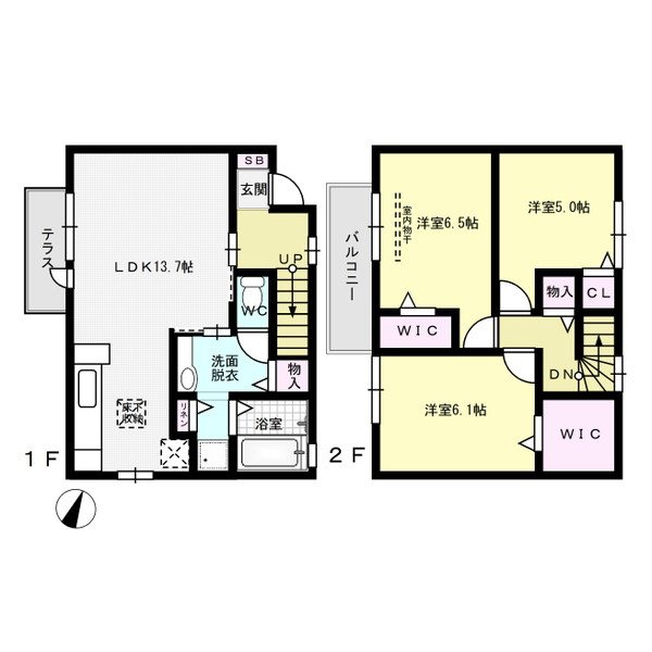 D-roomSAITOA棟 間取り