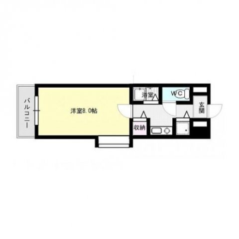 ステイツ西新オレンジ通り 間取り