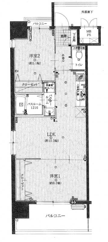 グランフォーレラグゼ博多 間取り