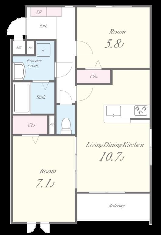 コンフォートウタ 間取り