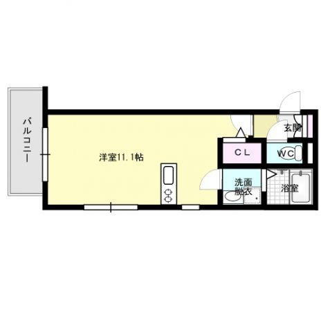 プレスト福大前D棟 間取り