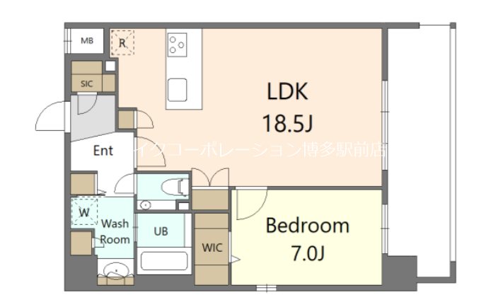 S-RESIDENCE大手門awesome 間取り