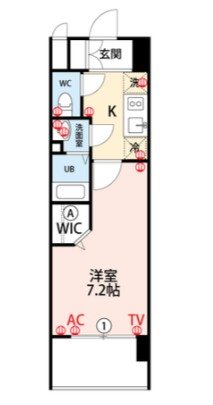 MELDIA Clarest西新南 間取り