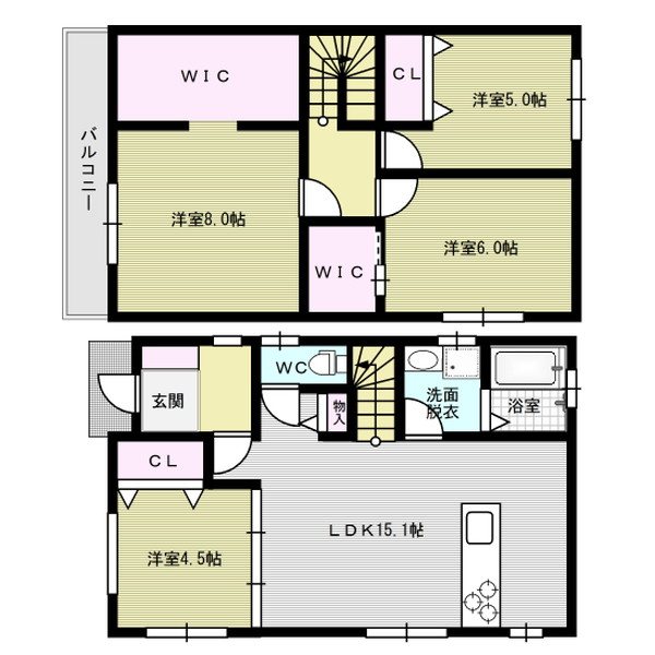シエスタ片縄 間取り