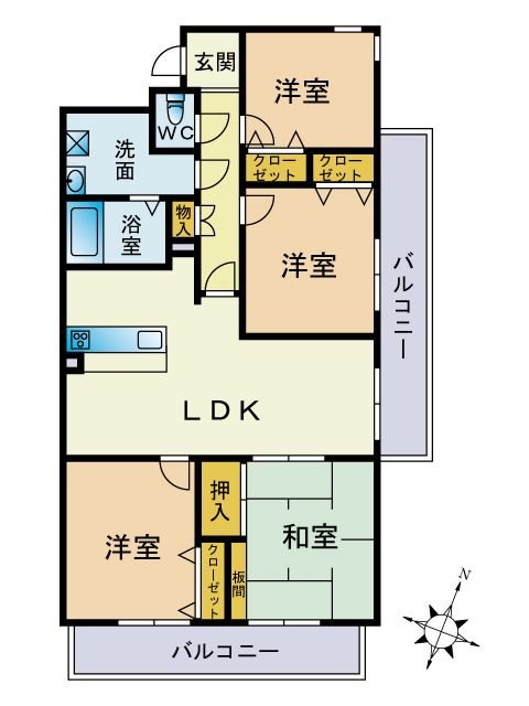 鳥飼中央ビル  間取り